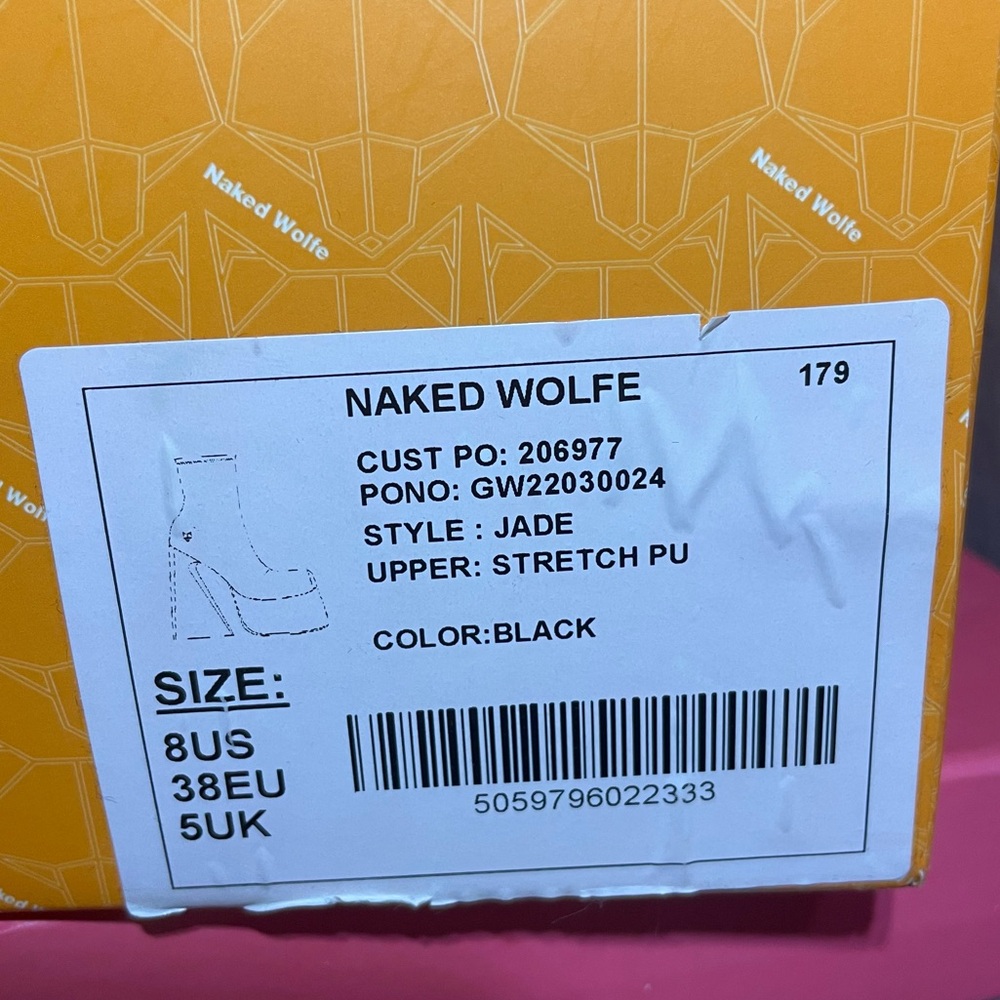 Naked Wolfe Jade Black Stretch Boots ๐ค๐ค๐ค - Picture 7 of 7